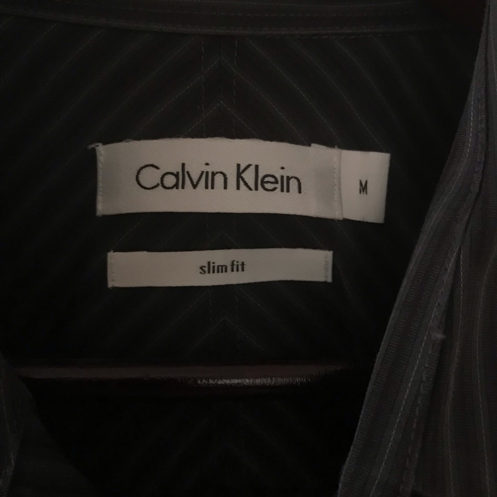 Calvin Klein LS pinstripe shirt